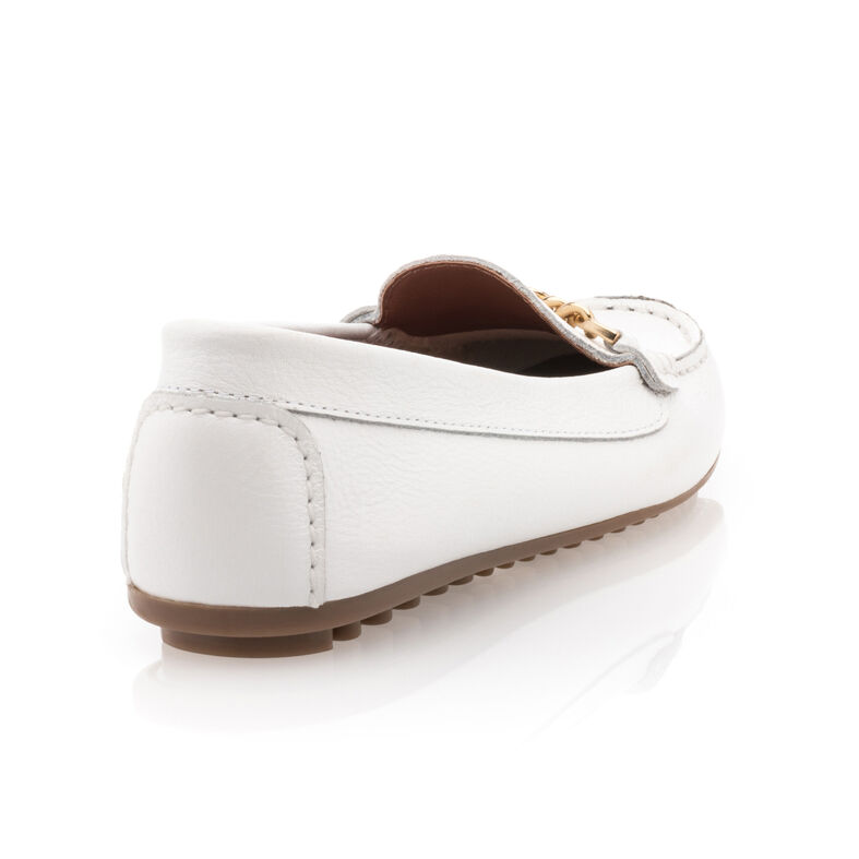 Mocassins / chaussures bateau Femme Blanc