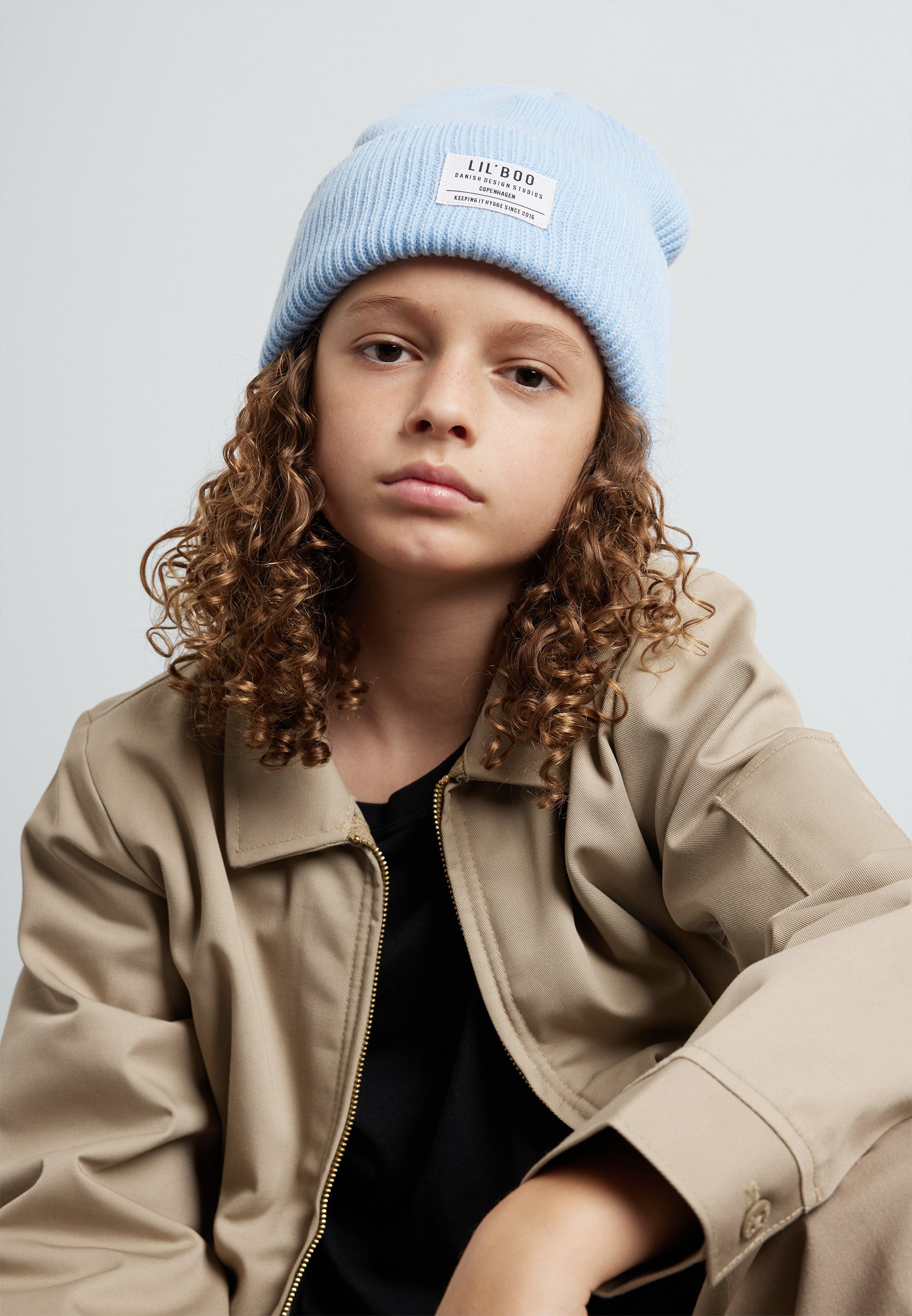 Bonnet unisexe Lil'Boo HYGGE - bleu clair