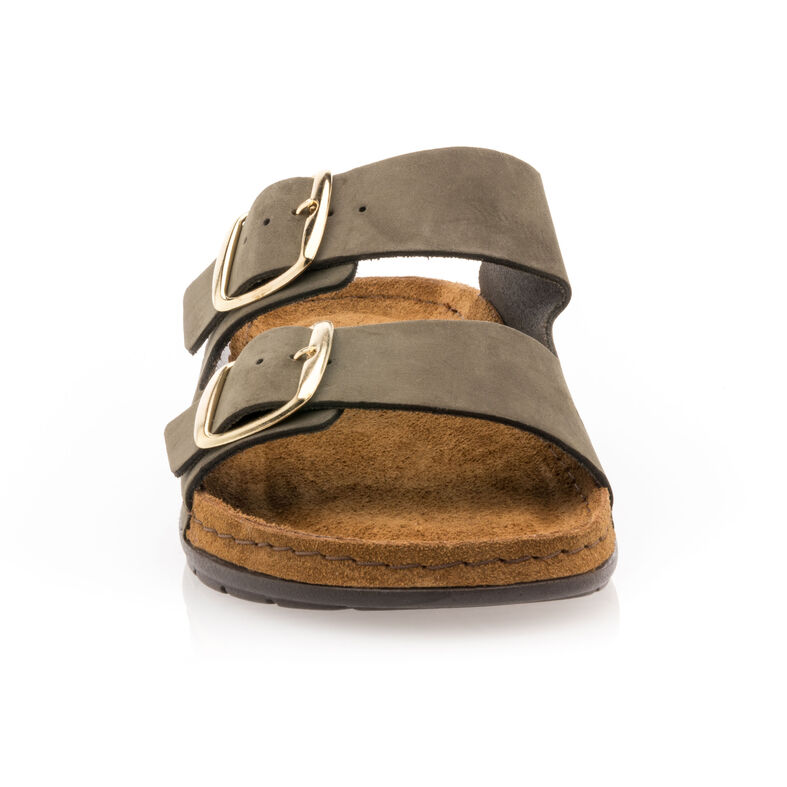 Groene sandalen/open teenschoenen voor dames