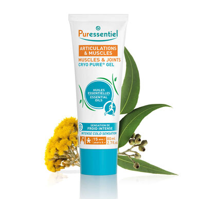 Puressentiel Articulations & Muscles Cryo Pure Gel Tehokkaasti Viilentävä ja Rauhoittava Geeli 80 ml 80 ml