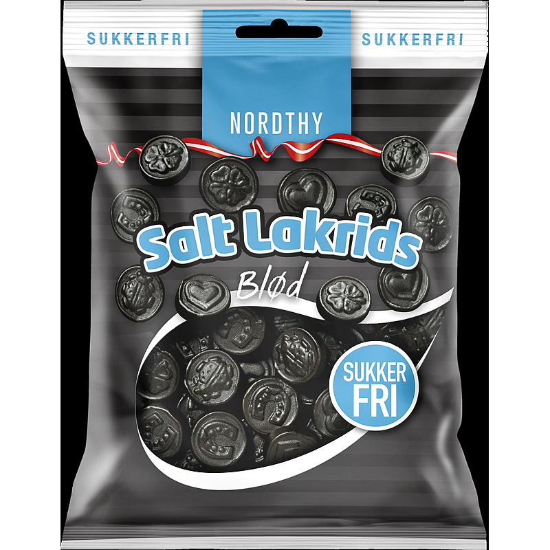 Suolainen lakritsi 75 g sokeriton