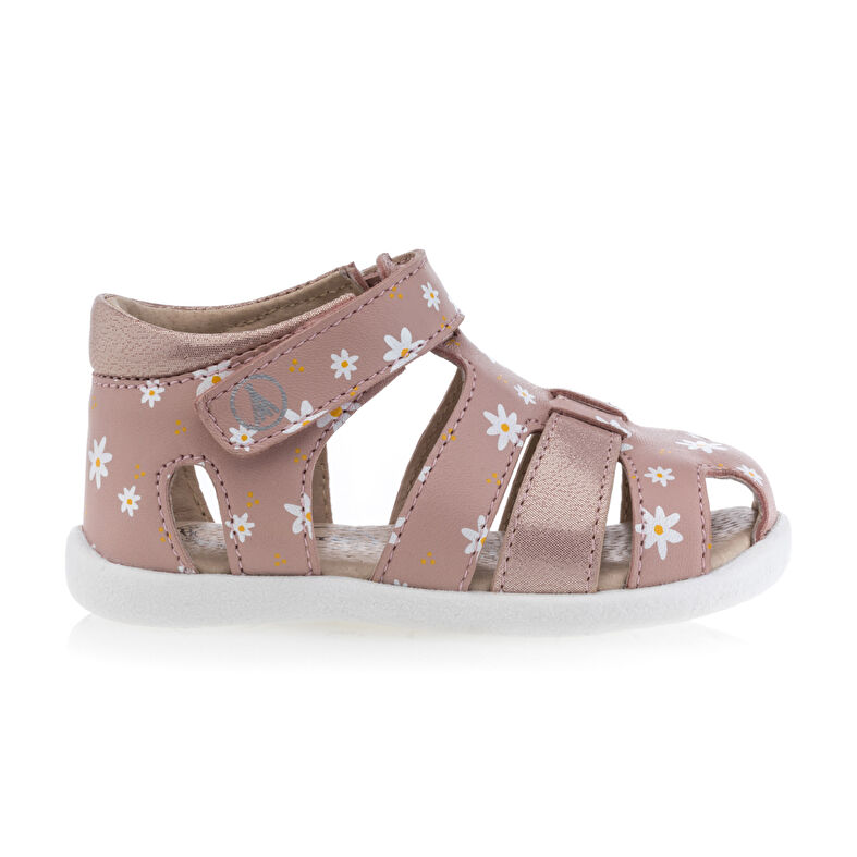 Rosa sandaler/sko med åpen tå til babyjente