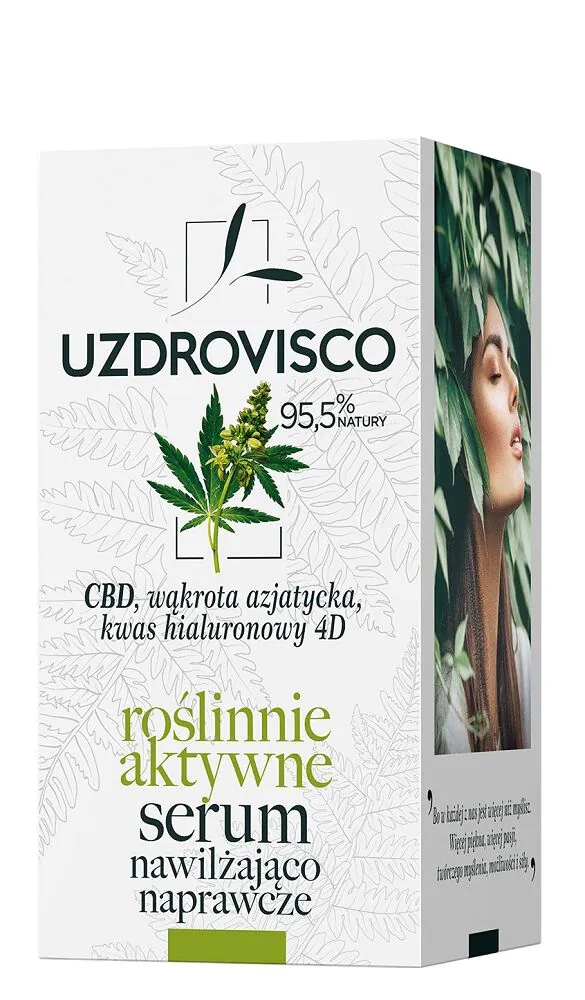 Uzdrovisco CBD Roślinnie Aktywne serum nawilżająco-naprawcze