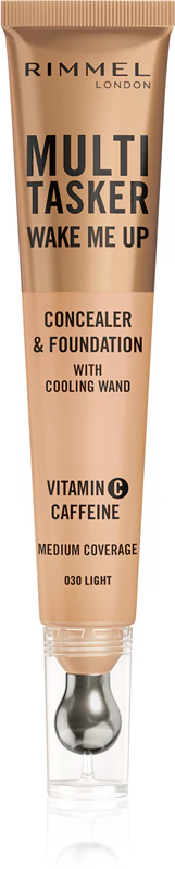 Base e Corretivo Iluminador Multitarefas Wake Me Up da Rimmel