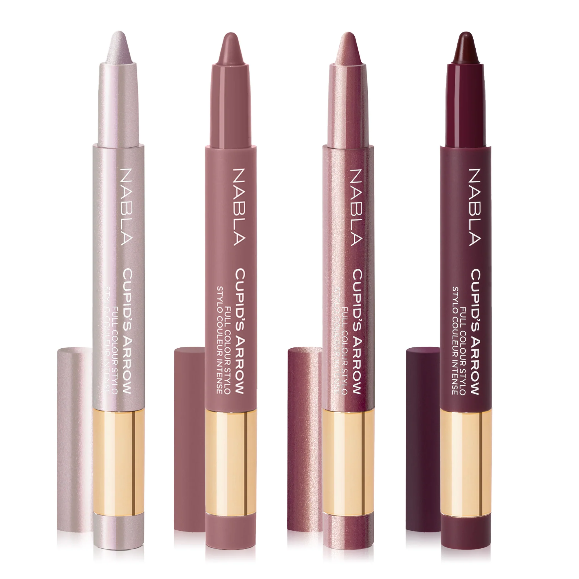 Labbra Cupid's Arrow - Rose Poetry Holiday Kit - Cofanetto Make Up, Matita occhi, Eyeliner, Ombretto crema