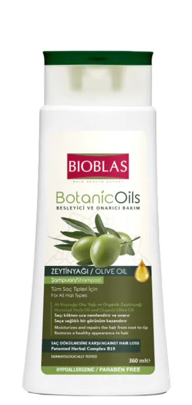 Bioblas Botanic Oils Szampon z Oliwy z Oliwek przeciw wypadniu włosów