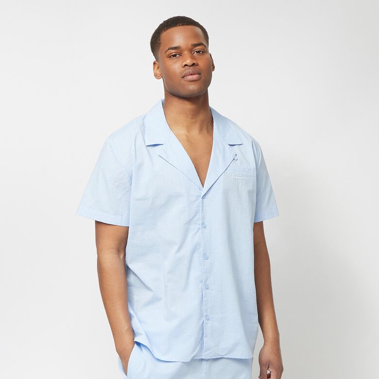 Script Logo Seersucker Resort Shirt