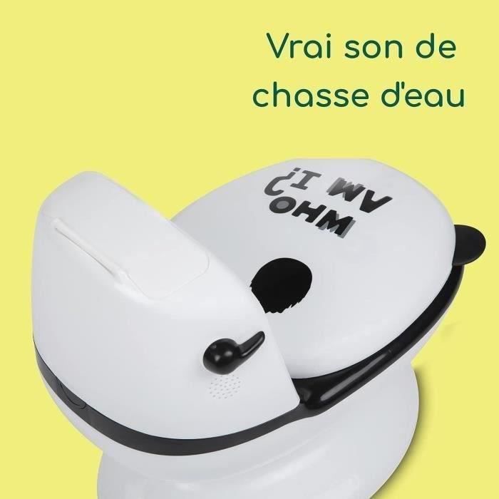 BEBECONFORT Mini Panda Toilet, Potty with Flushing Sound, Pink