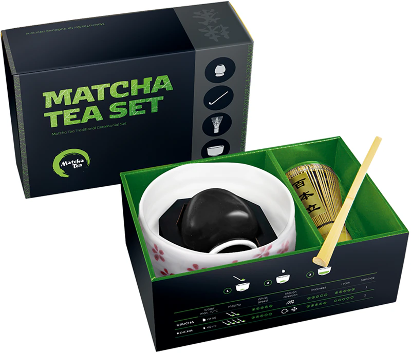 Darčeková sada Matcha Tea Matcha Set Profi Isamu na prípravu nápoja