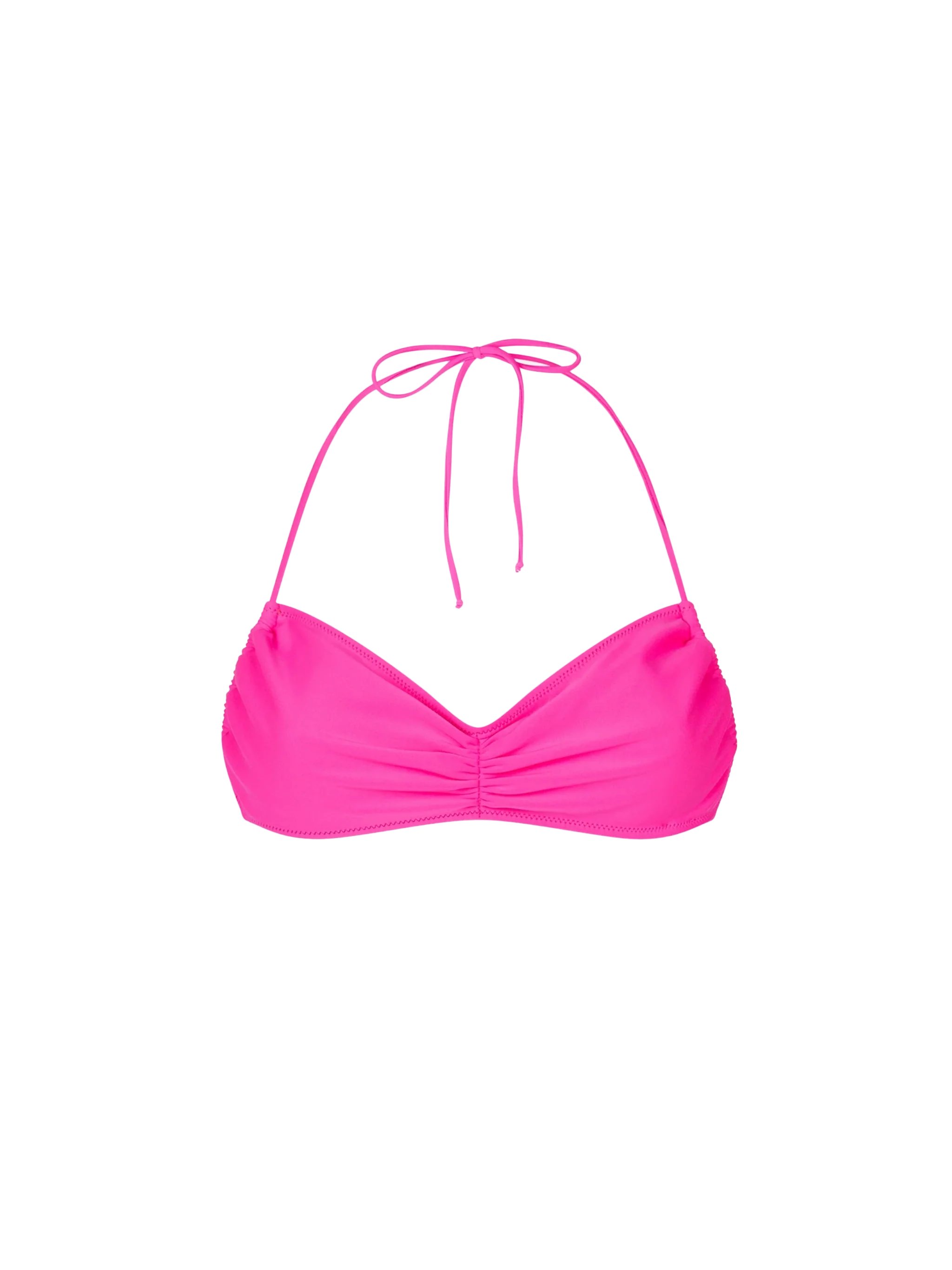 Damesbadpak met bandeau in fuchsia kleur
