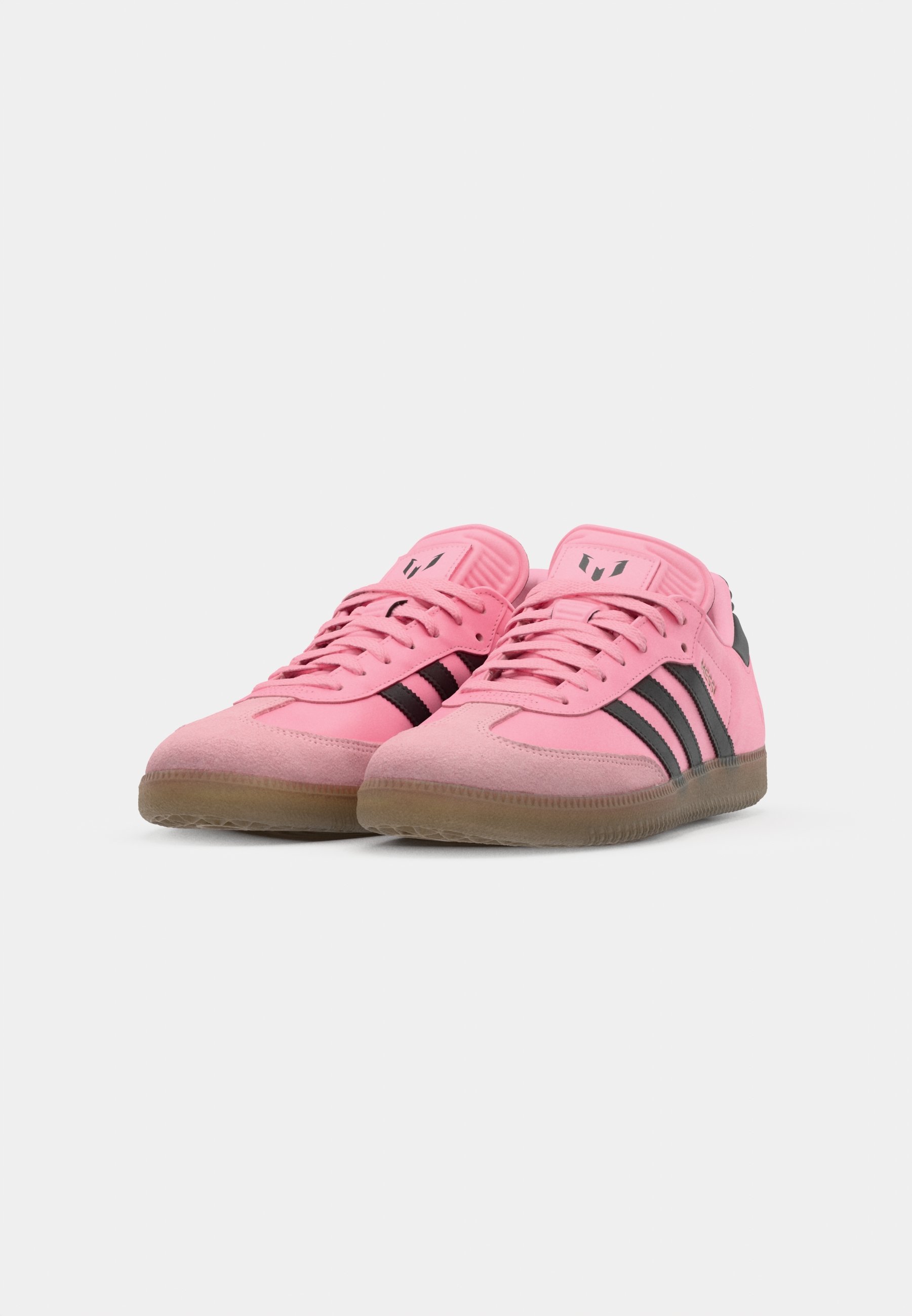 adidas Originals SAMBA MESSI - Zaalvoetbalschoenen - lichtroze/kernzwart
