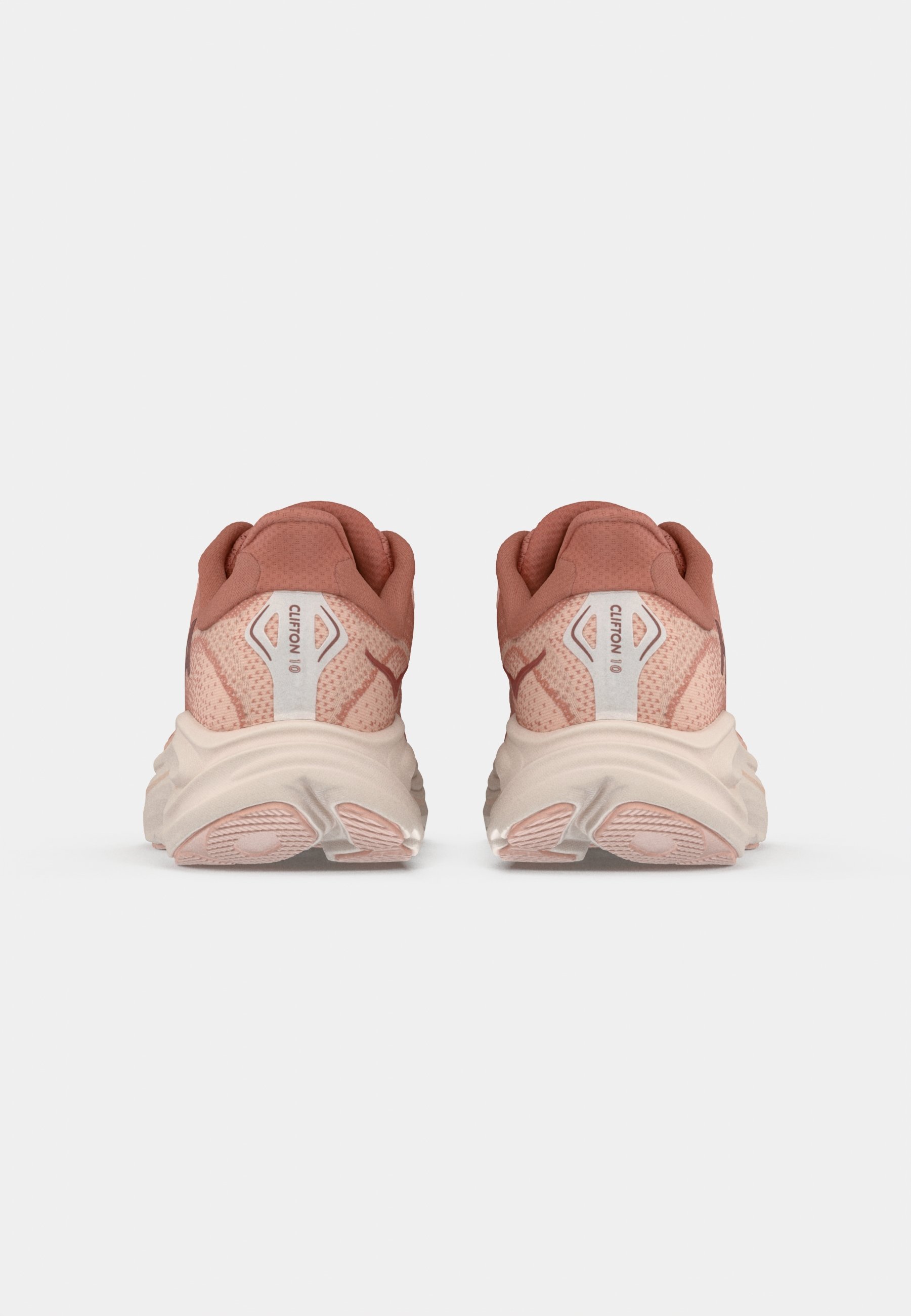HOKA CLIFTON 10 - Straßenlaufschuhe - Blush/Rose Latte