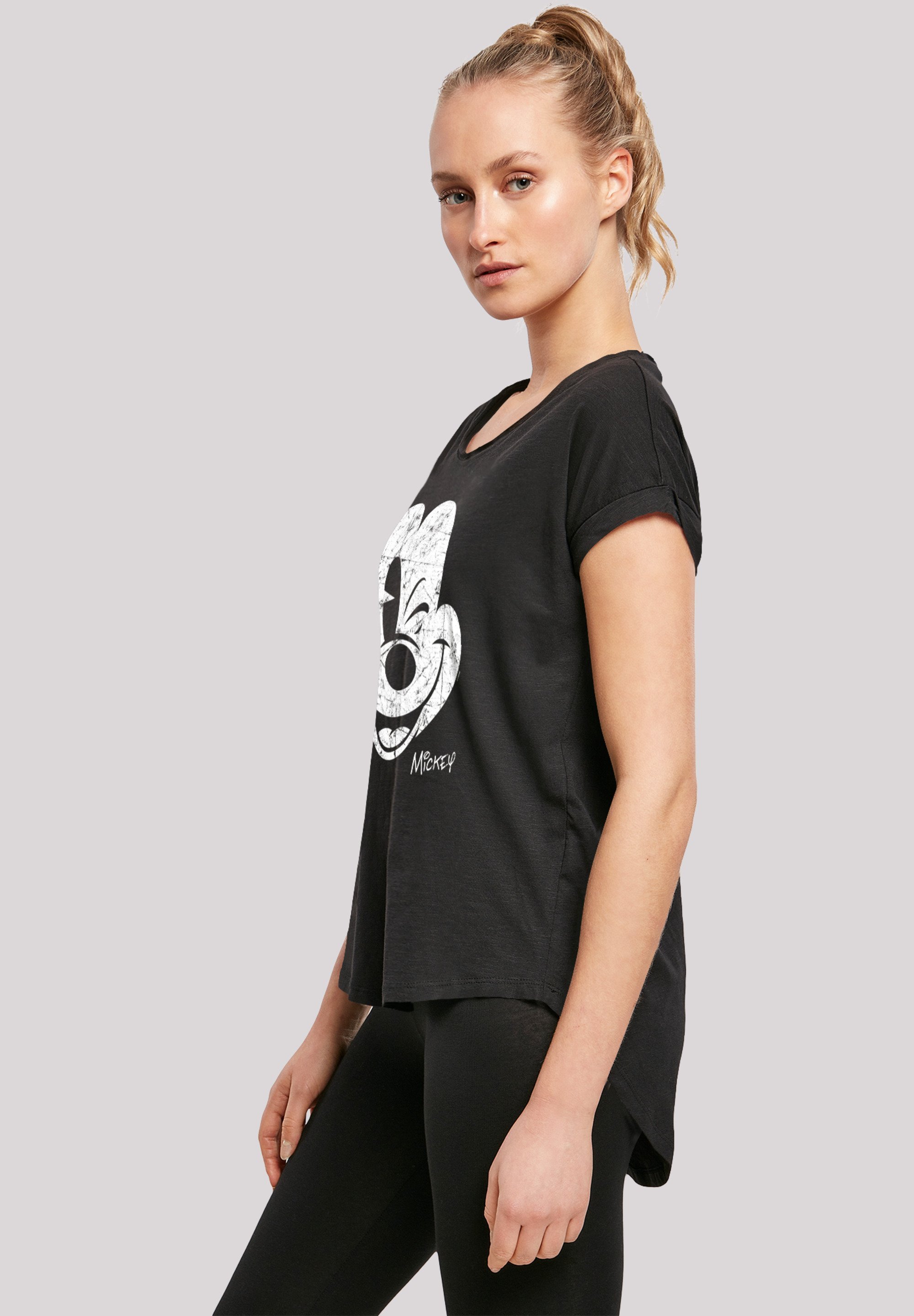 F4NT4STIC DISNEY MICKY MAUS - T-shirt met print - zwart