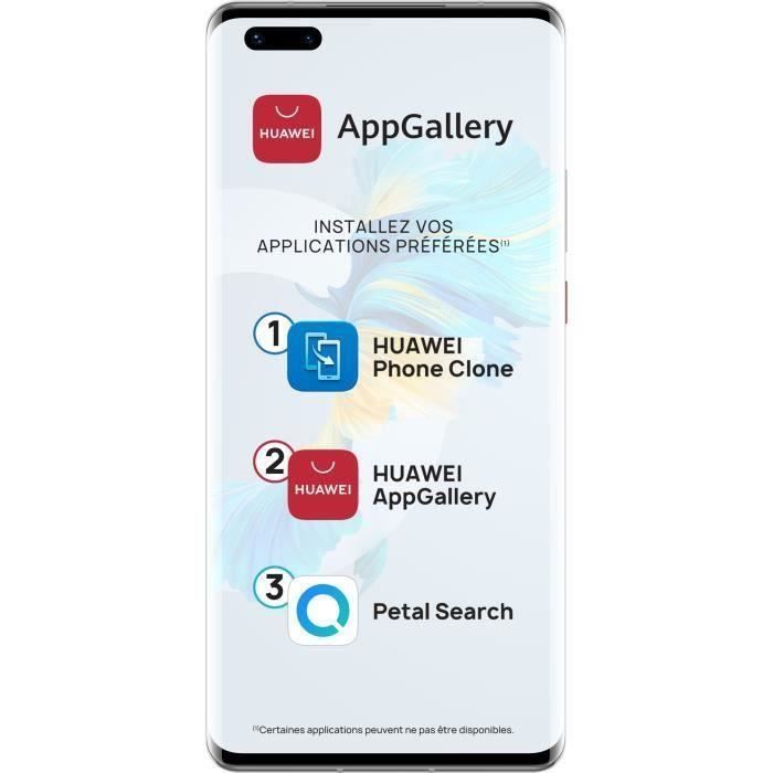 HUAWEI Mate 40 Pro Plata Mística (sin servicios de Google integrados) - Reacondicionado - Muy buen estado