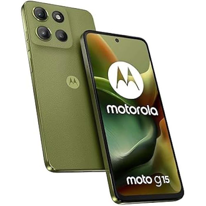 Smartphone - MOTOROLA - Moto G15 - 8GB RAM - 256GB - Dual 50MP Camera - 6.72