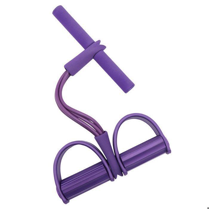 Appareil d'entraînement abdominal 2 pièces, extenseur de musculation, appareil d'entraînement pour tout le corps, 4 tubes
