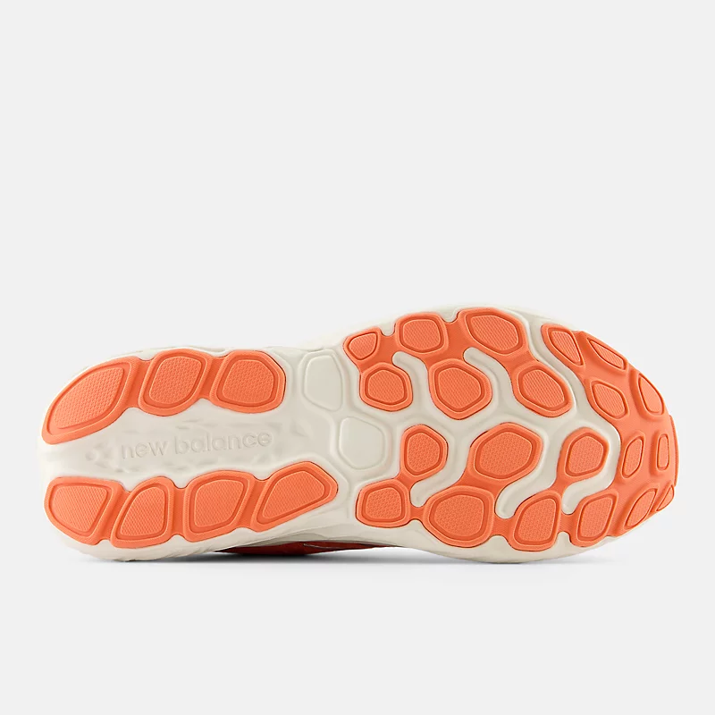Fresh Foam X EVOZ v3 de la kobiet – Gulf Red z różą vintage i metalicznym srebrem