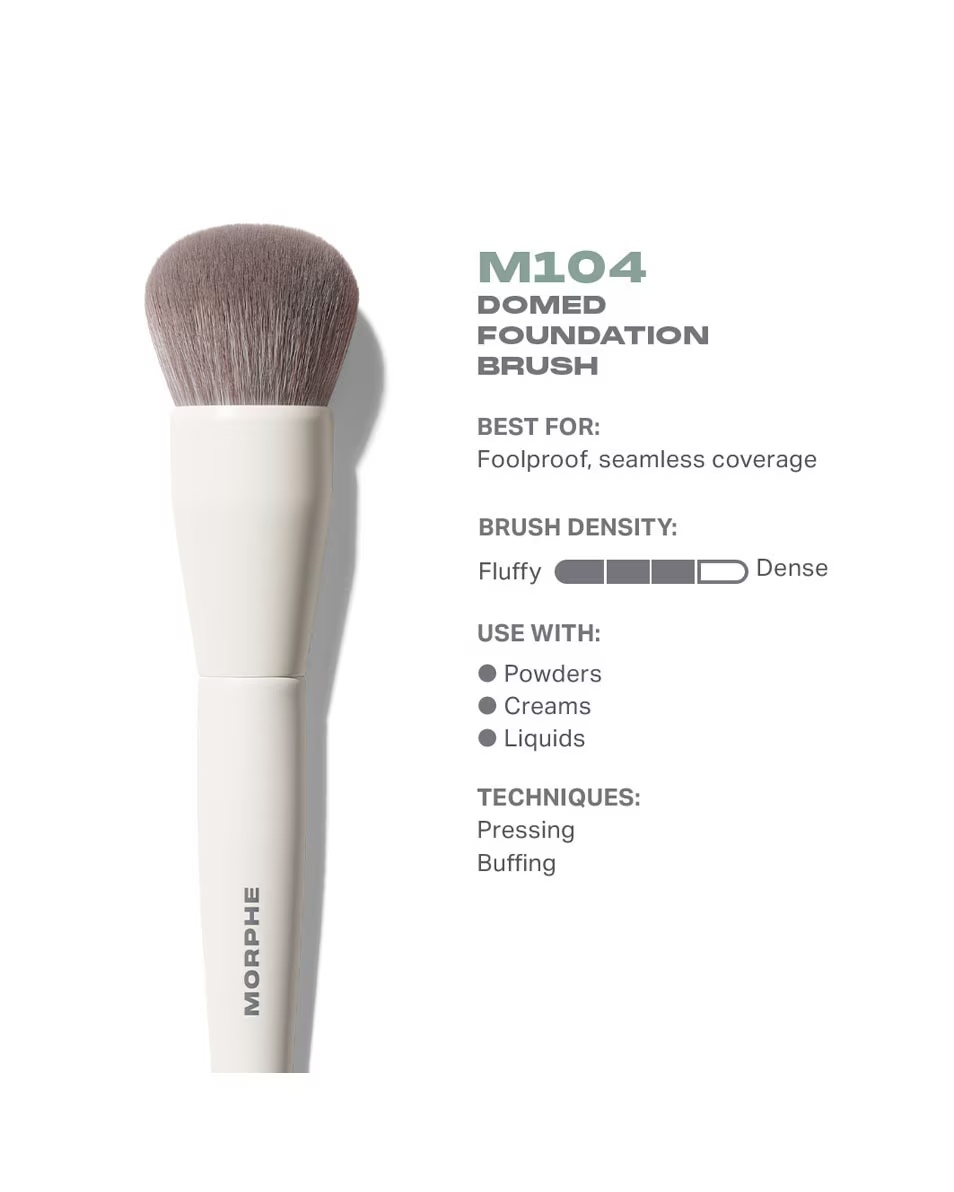 ΠΙΝΕΛΑ MORPHE ΑΝΑΠΛΑΣΣΟΜΕΝΟ ΠΙΝΕΛΟ FOUNDATION M104 DOMED