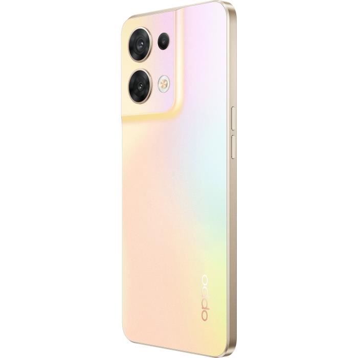 Smartphone OPPO Reno8 256Go 5G Or Chatoyant - Écran 6.4 po - Double SIM - Android 10