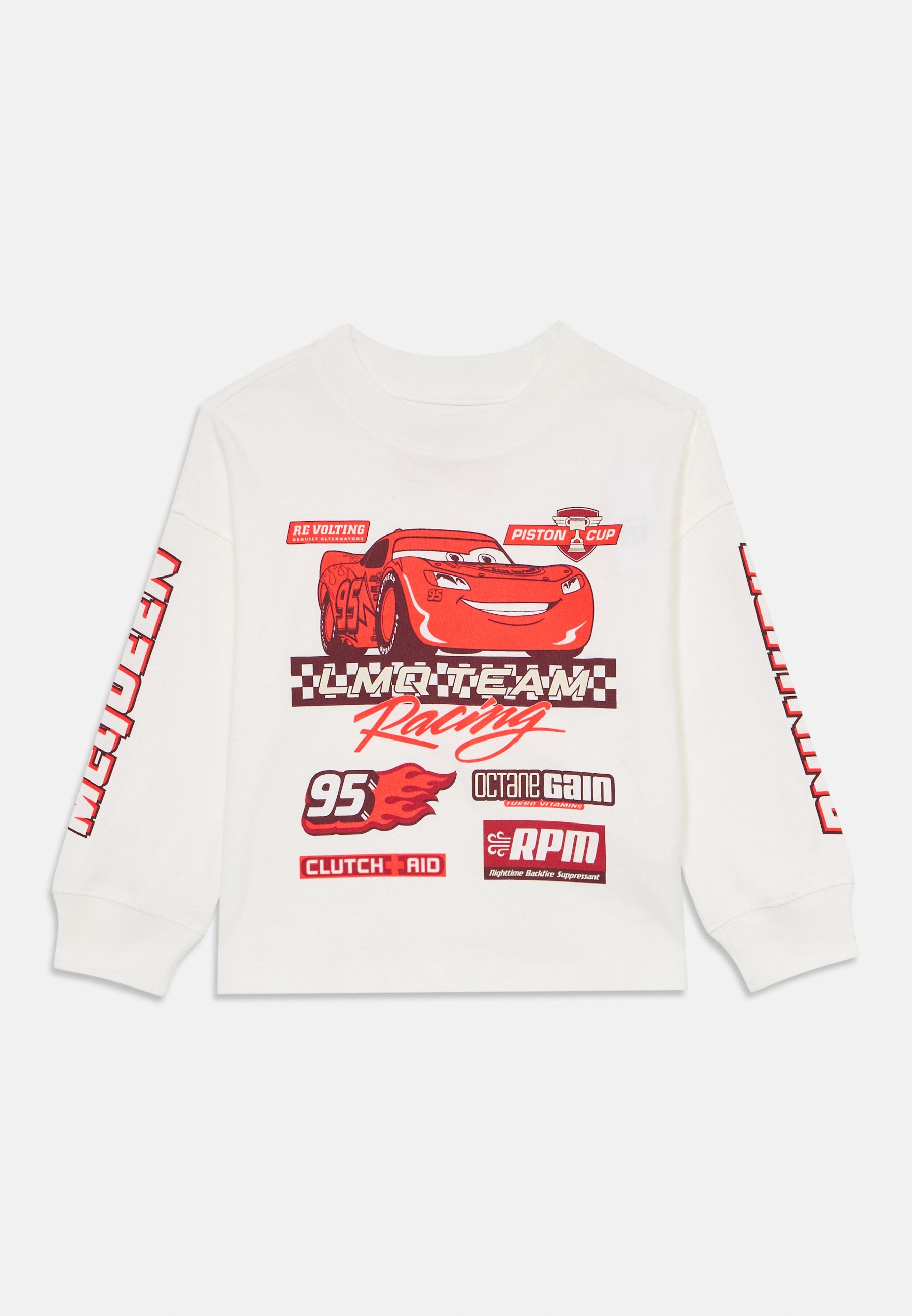 GAP CARS GRAPHICS TODDLER BOY - Pitkähihainen paita - uusi luonnonvalkoinen