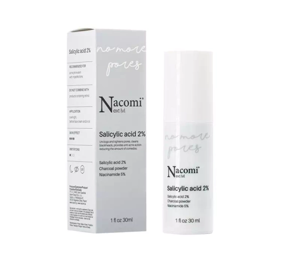 Nacomi Next Level No More Pores kwas salicylowy 2% serum do twarzy 30 ml