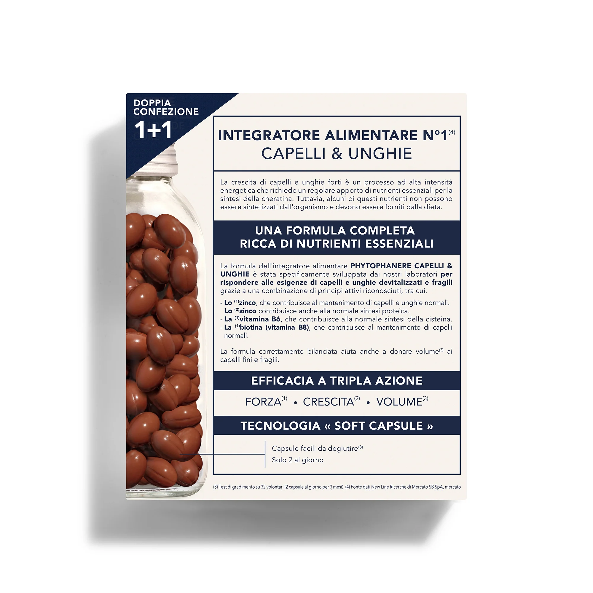 Trattamenti Specifici Phytophanere Complément Alimentaire Cheveux et Ongles - Integratore Unghie e Capelli