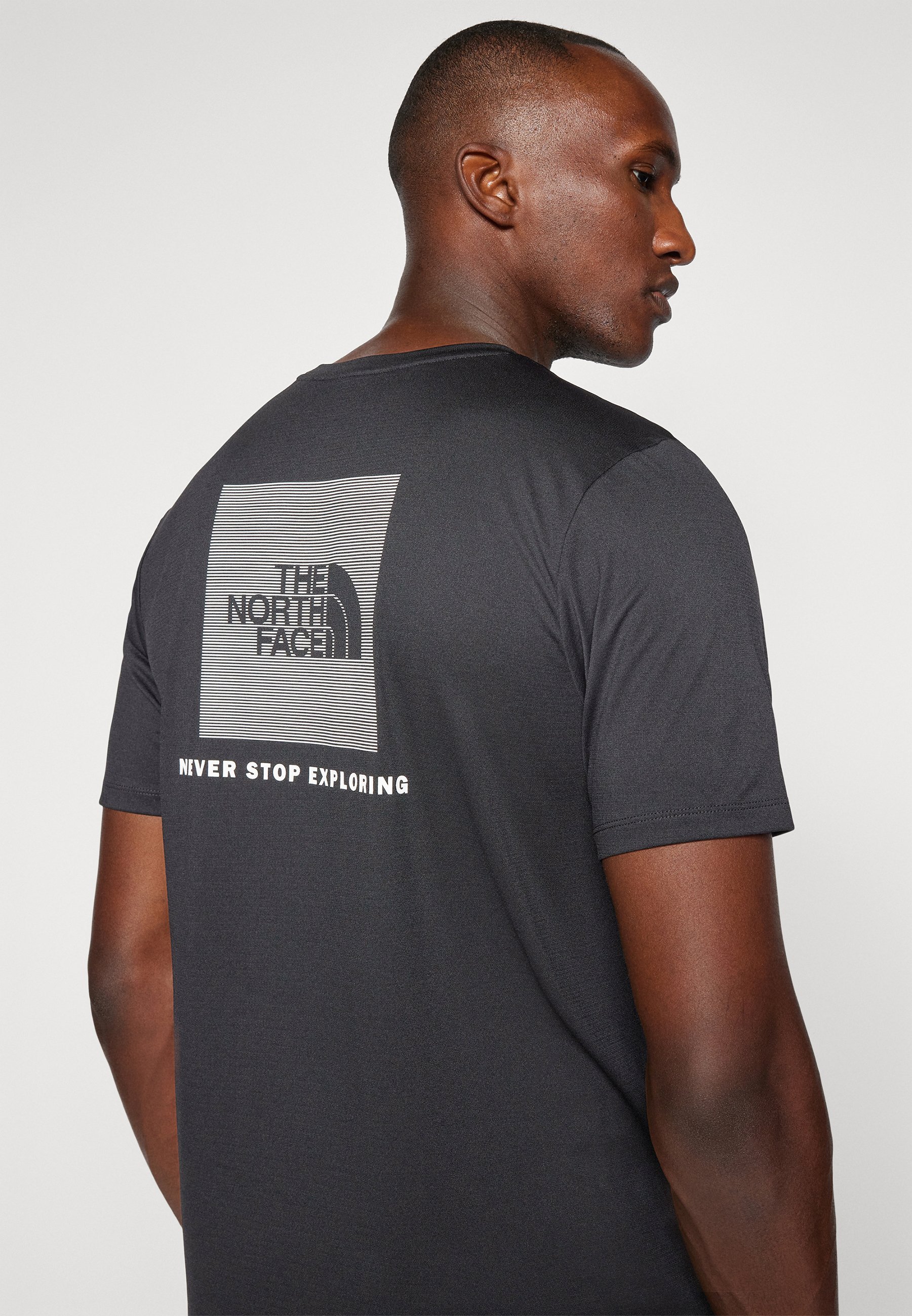 The North Face M 24/7 BOX NSE SS TEE - Sport T-shirt - zwart