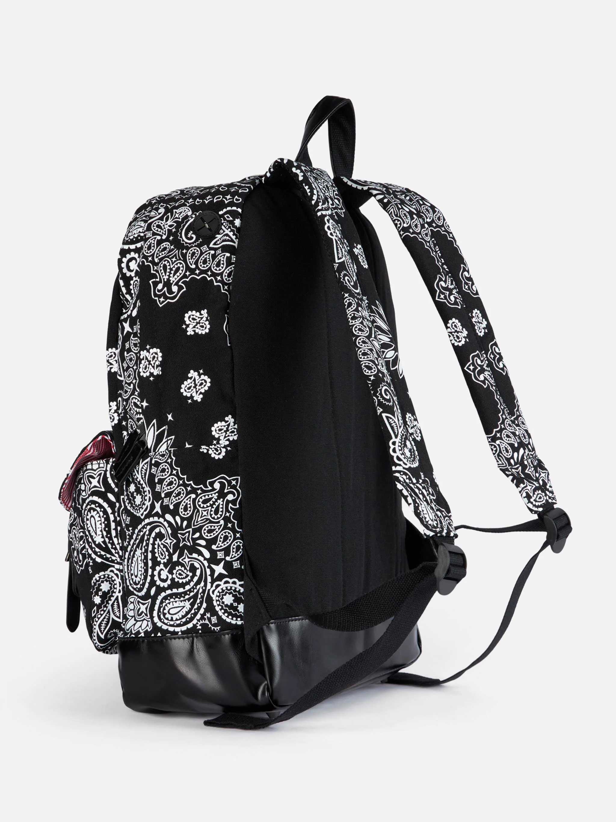 Cody Canvas-Rucksack mit schwarzem Bandana-Print