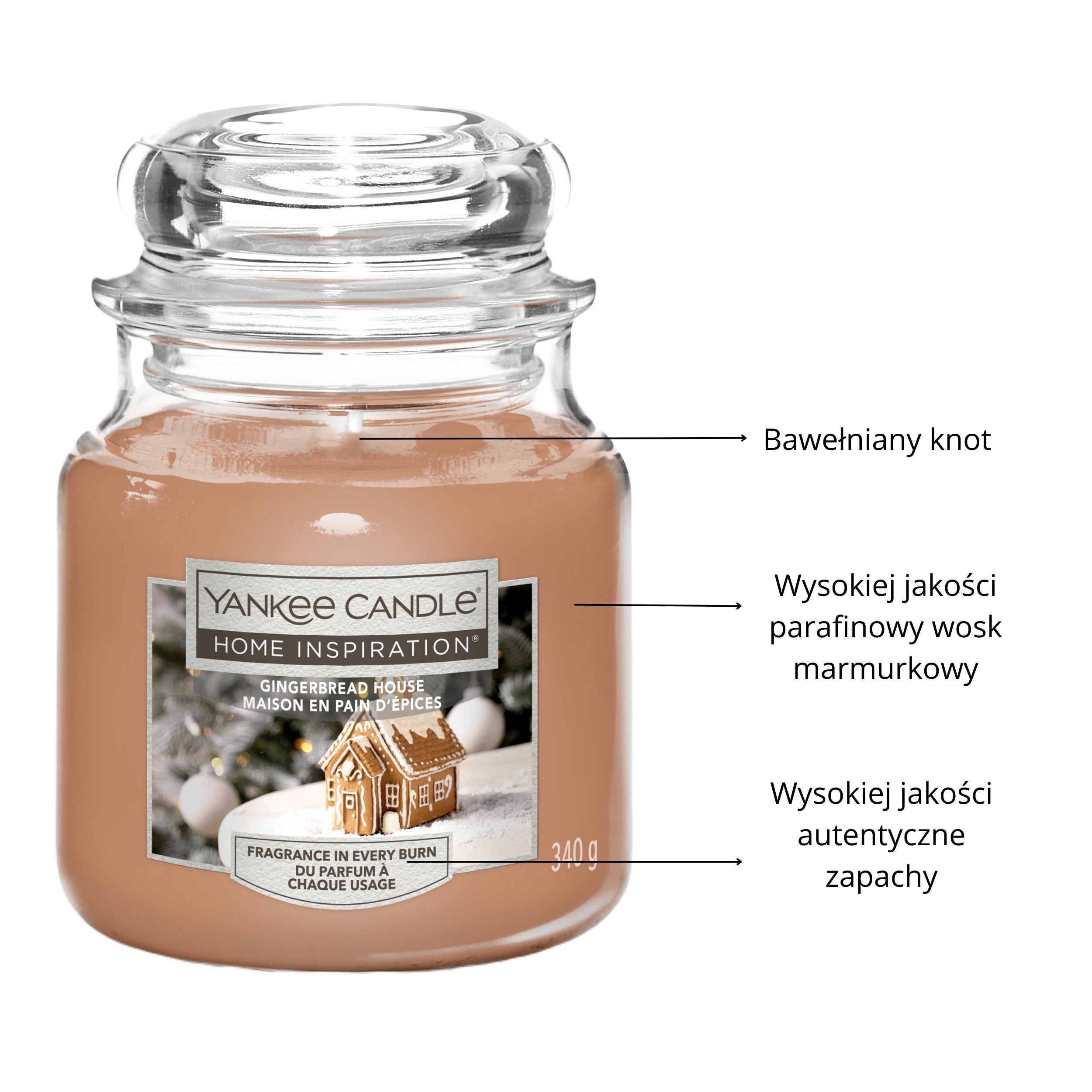 Yankee Candle -koti-inspiraatio piparkakkutalo