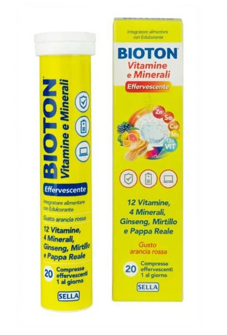 BIOTON Bioton Vit Minerali 20 Eff. Tablete