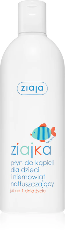 Líquido hidratante para banho Ziaja Ziajka para crianças e bebês