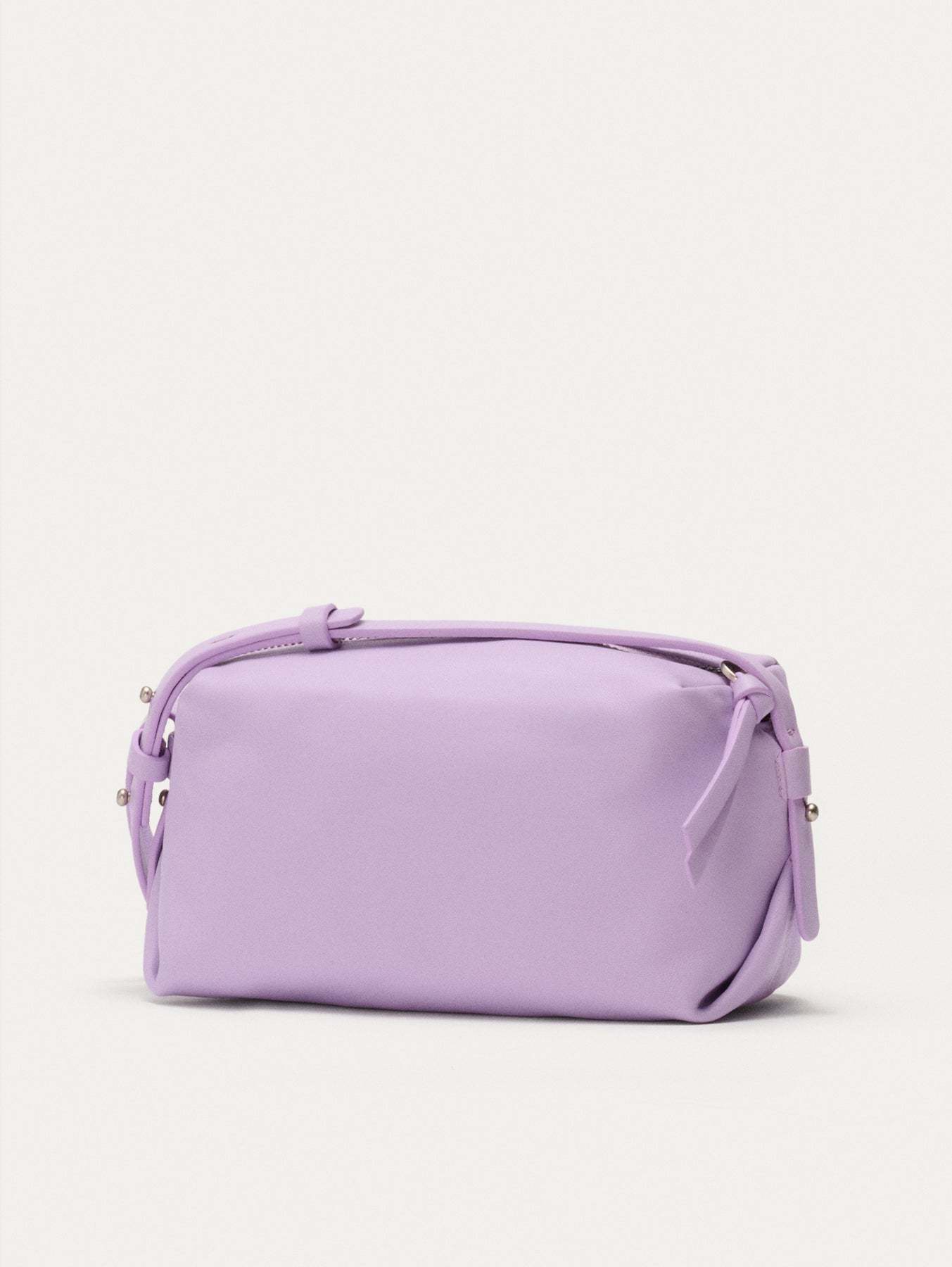 BANDOLERA PIEL HALL LILA