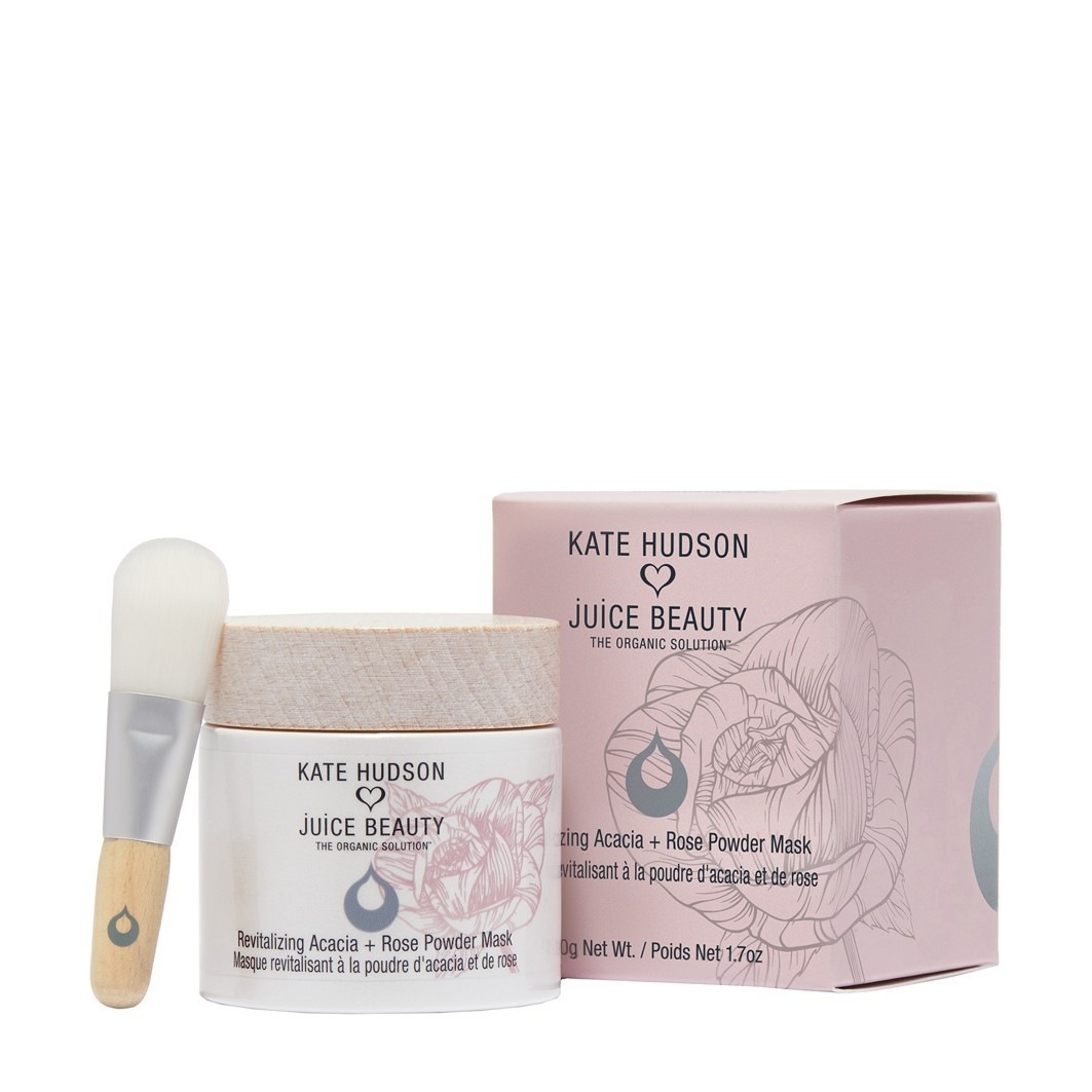Juice Beauty vlažilna maska revitalizirajoča maska iz akacijevega in vrtničnega prahu - 50 g