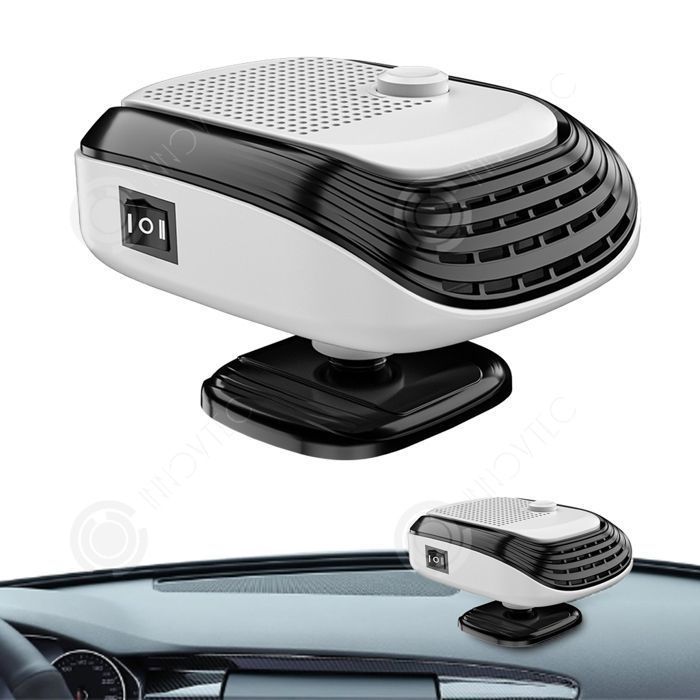 INN Car Heater 24V 150W 1.4m 360 Degree Rotating Wire Defrosting Demist Heating Cooling Suitable for Large Vehicles