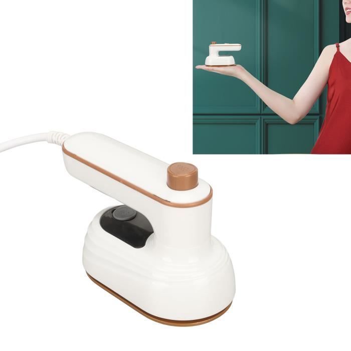 EBTOOLS machine à repasser portable Mini machine à repasser rotative avec poignée pliante, thermostat, fer à vapeur portable