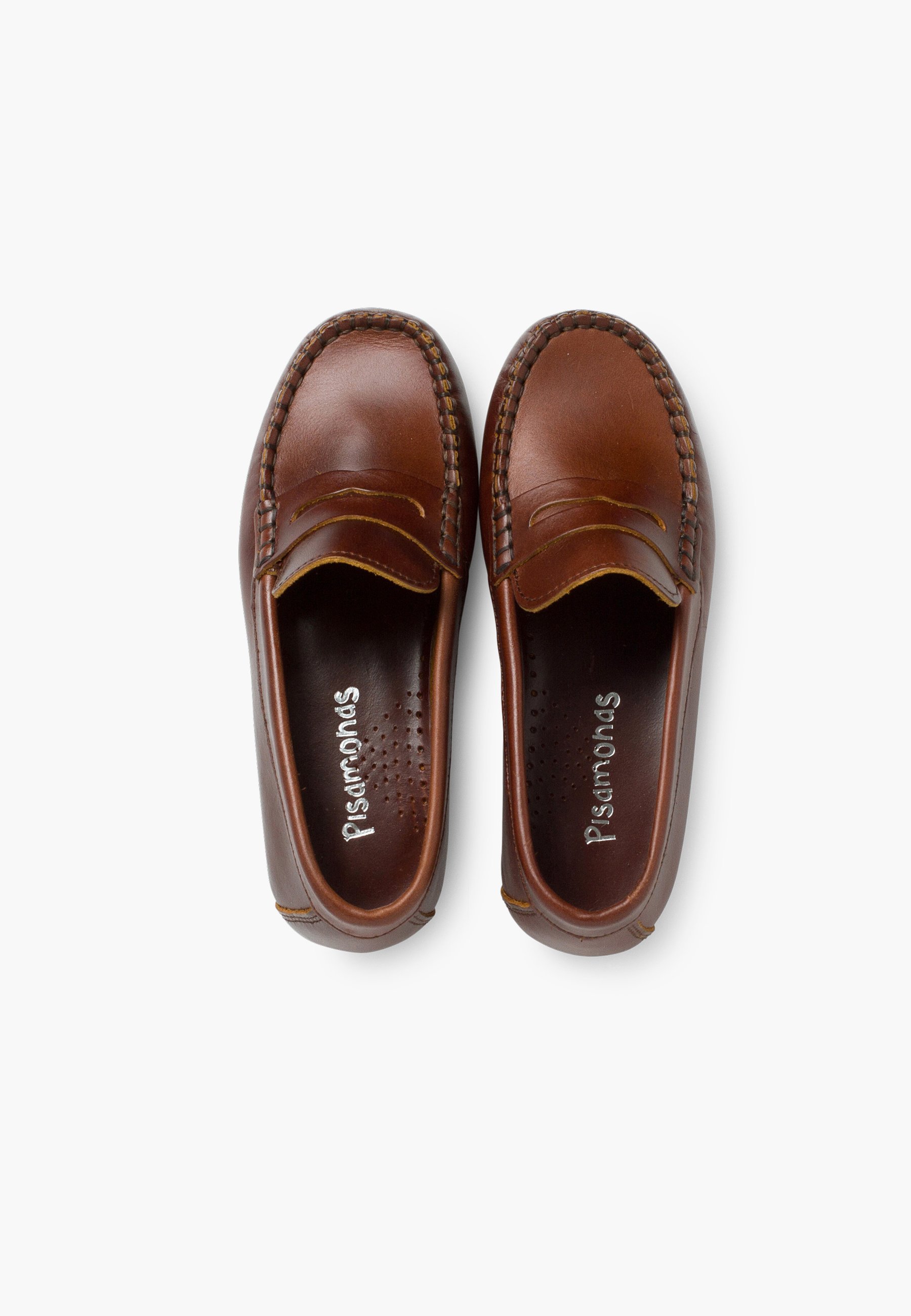 Pisamonas mocassins - bruin