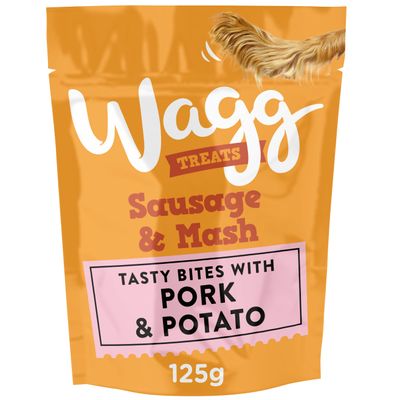 Wagg Salsicha e Purê Deliciosos Petiscos com Carne de Porco e Batata