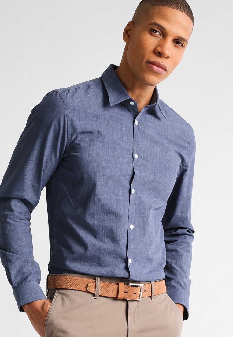 Pier One Businesshemd – blau