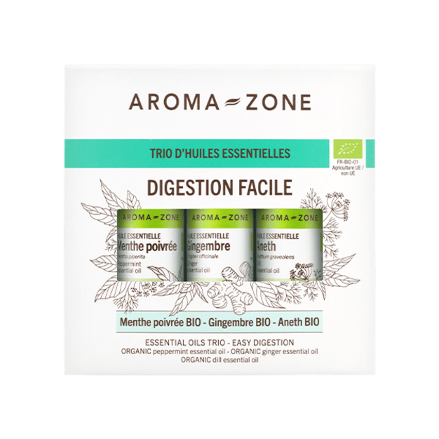 Trio d'Huiles essentielles - Digestion Facile - Complément alimentaire