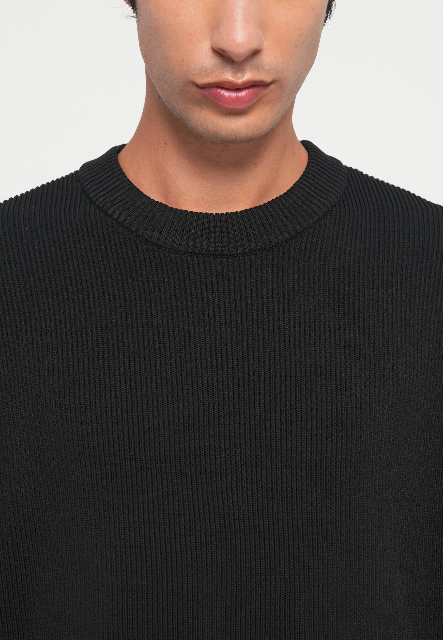 Jack & Jones JCOUNION CREW NECK - Trui - zwart