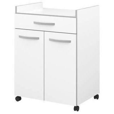 Küchenwagen L 60 cm - Mattweiß - OSLO
