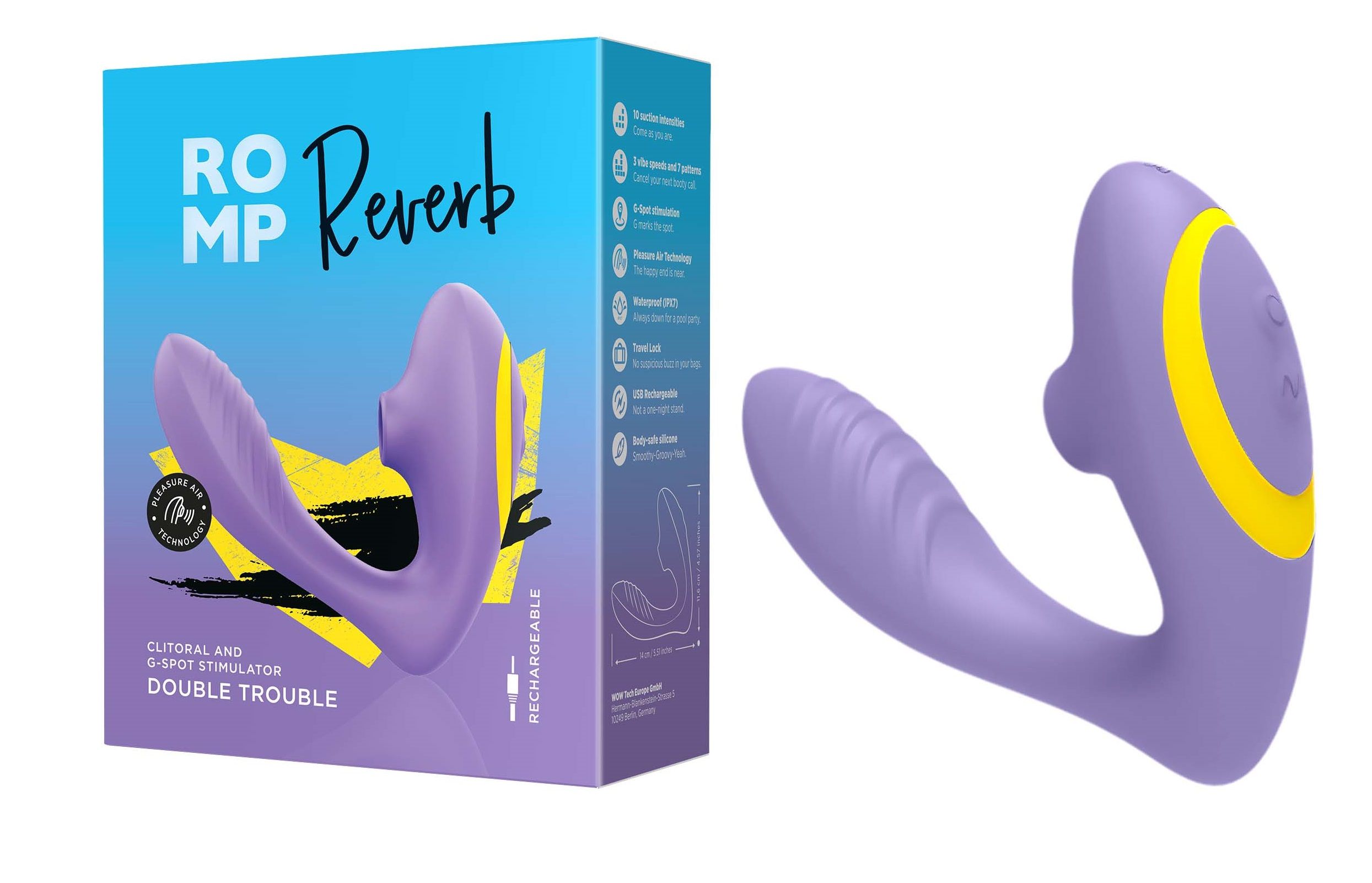Vibrator Reverb Naprave za sesanje klitorisa