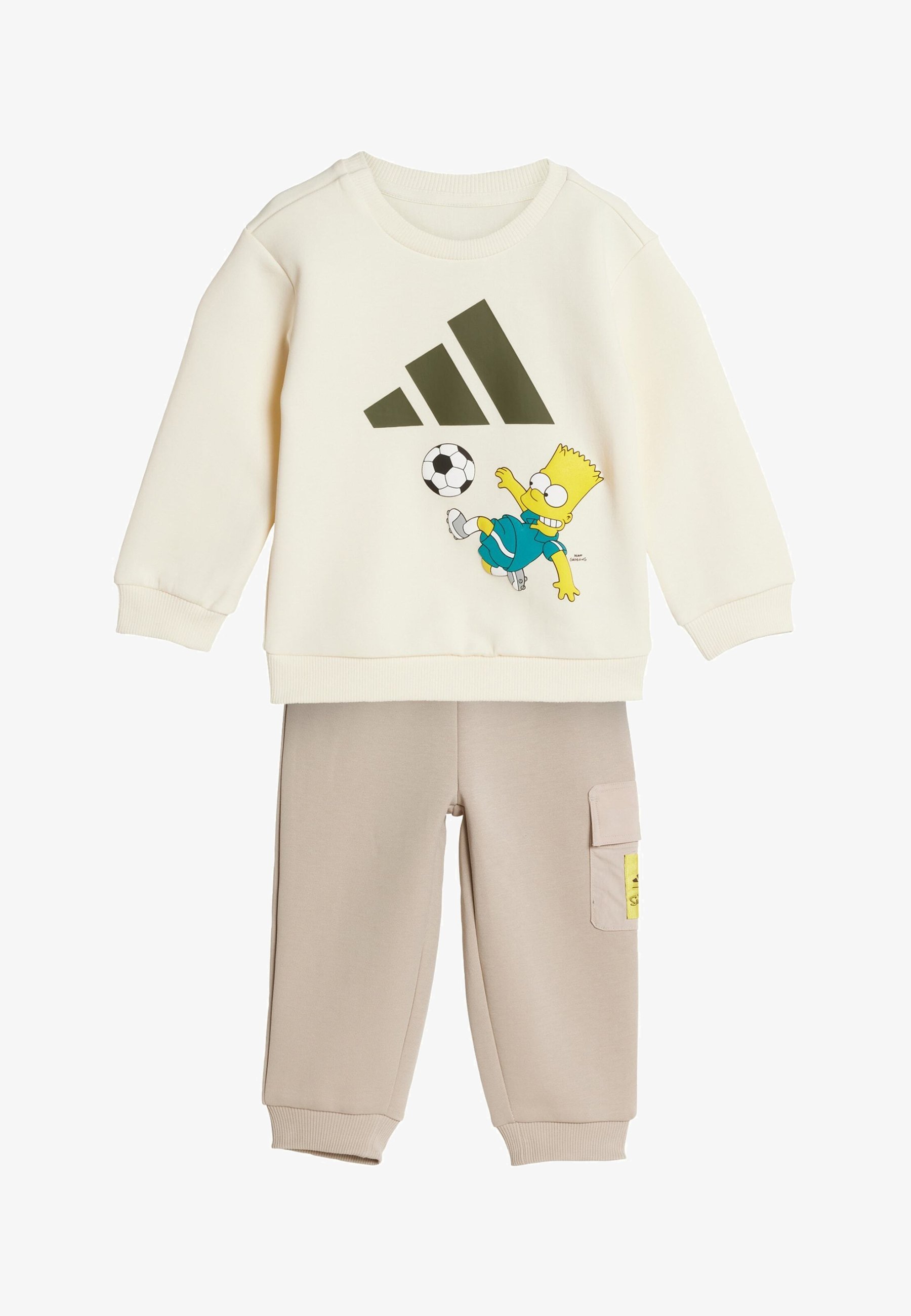 adidas Performance I THE SIMPSONS JOG-INFANT SET - Sweatshirt - cremeweiß