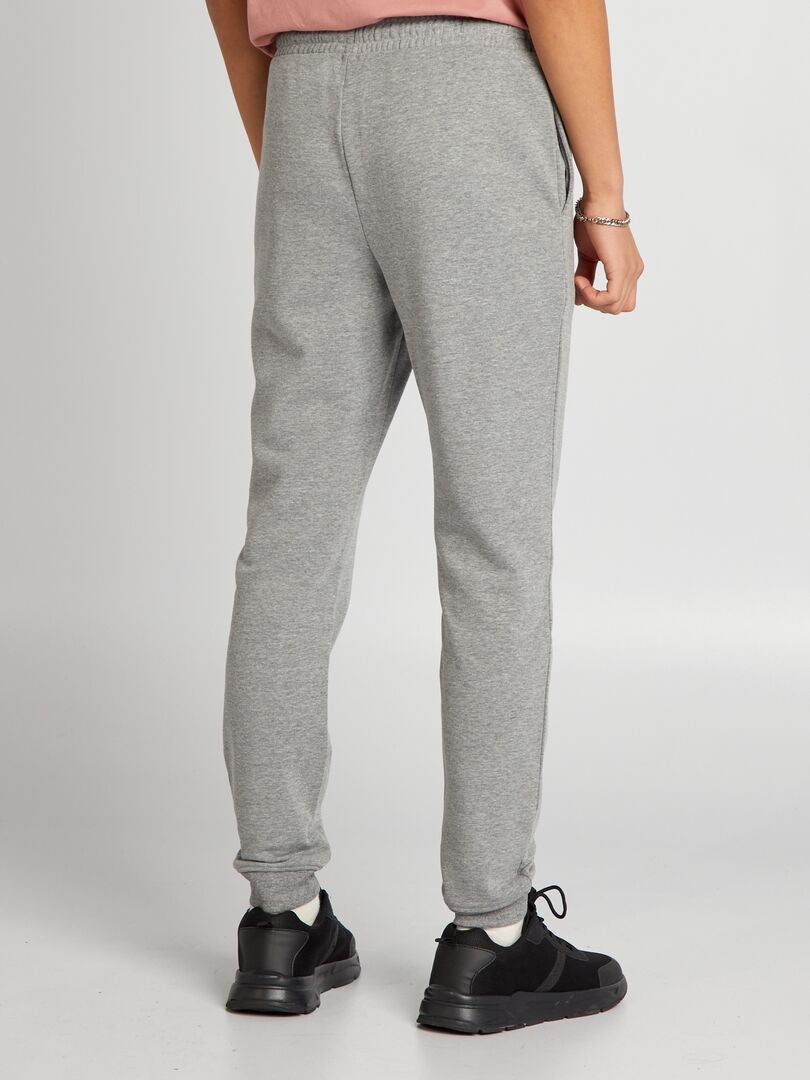 Eenvoudige effen joggingbroek - GRIJS