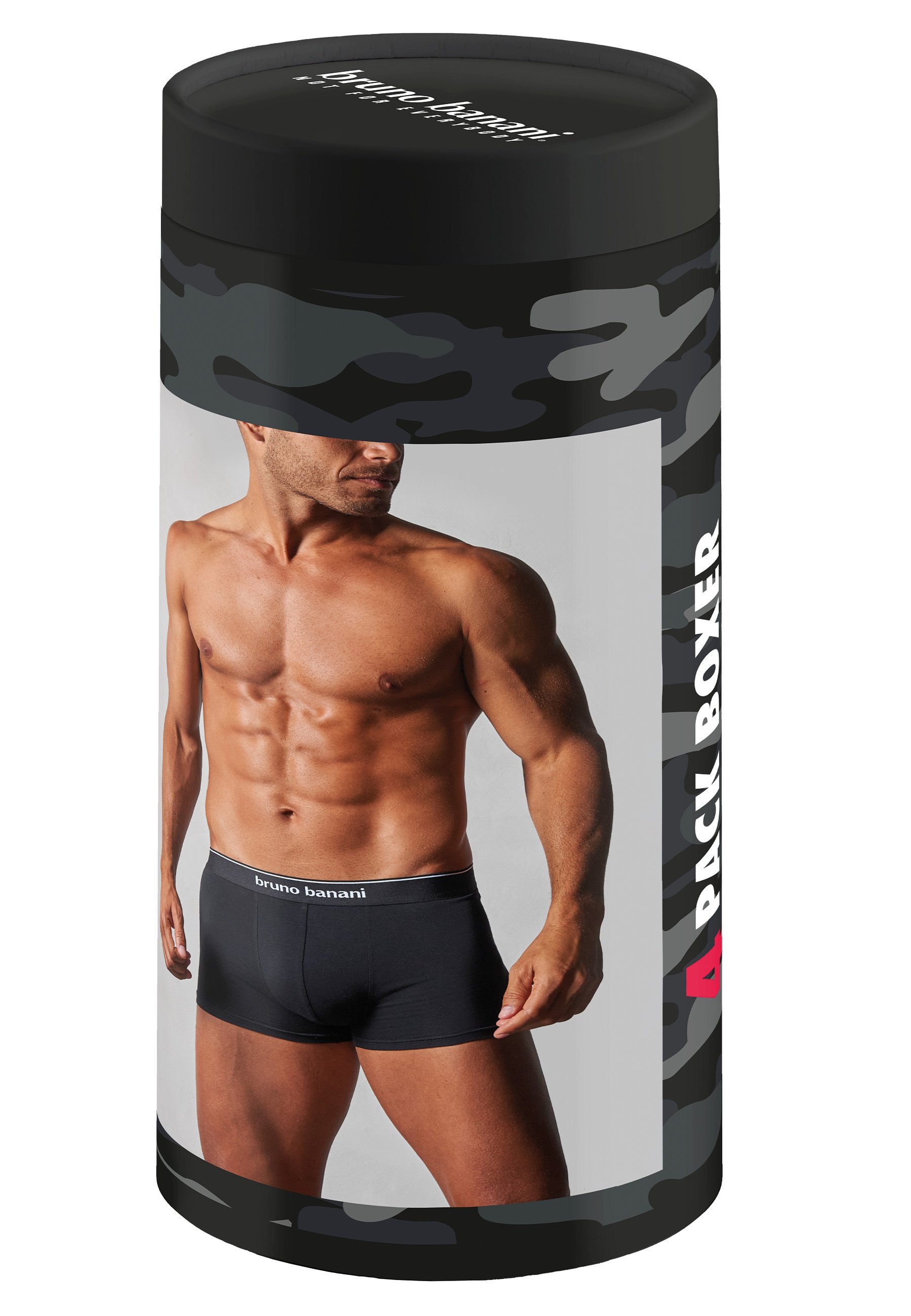 Bruno Banani IN DER DOSE 4 PACK - Trunks - blaupetrol/navy/royalblau/grau meliert