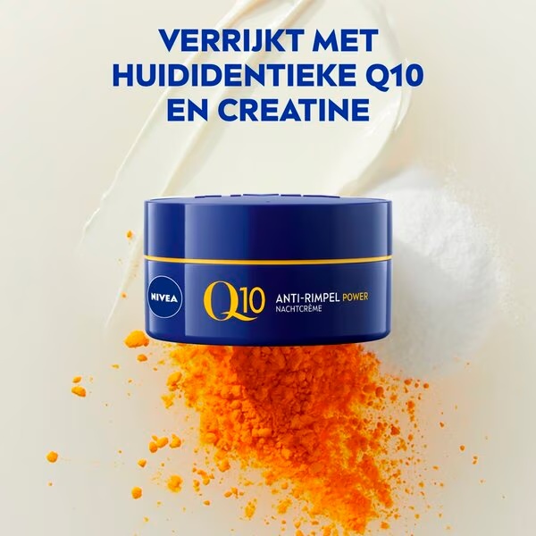 NIVEA Q10 Power naktinis kremas nuo raukšlių<br>50ml - Visiems odos tipams