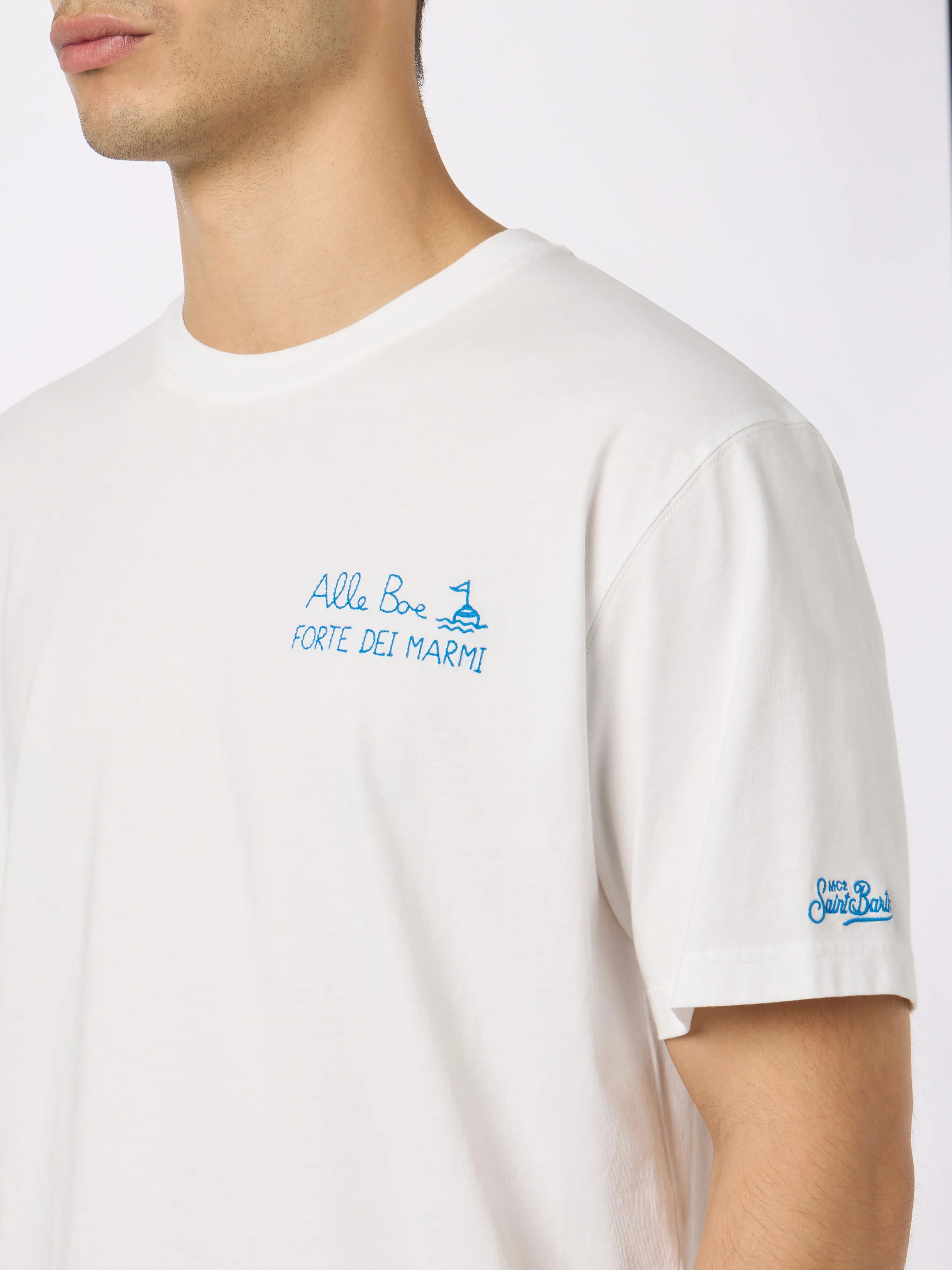 Portofino heren T-shirt van klassiek katoenen jersey met