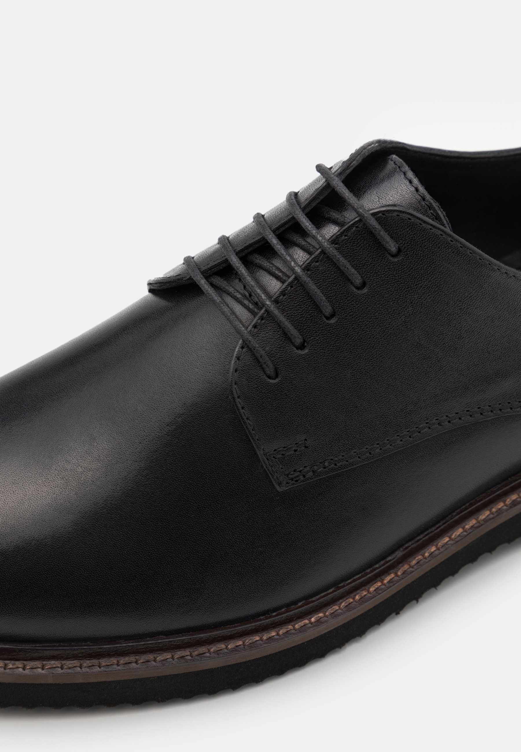 Zign LEATHER - Scarpe stringate - nere