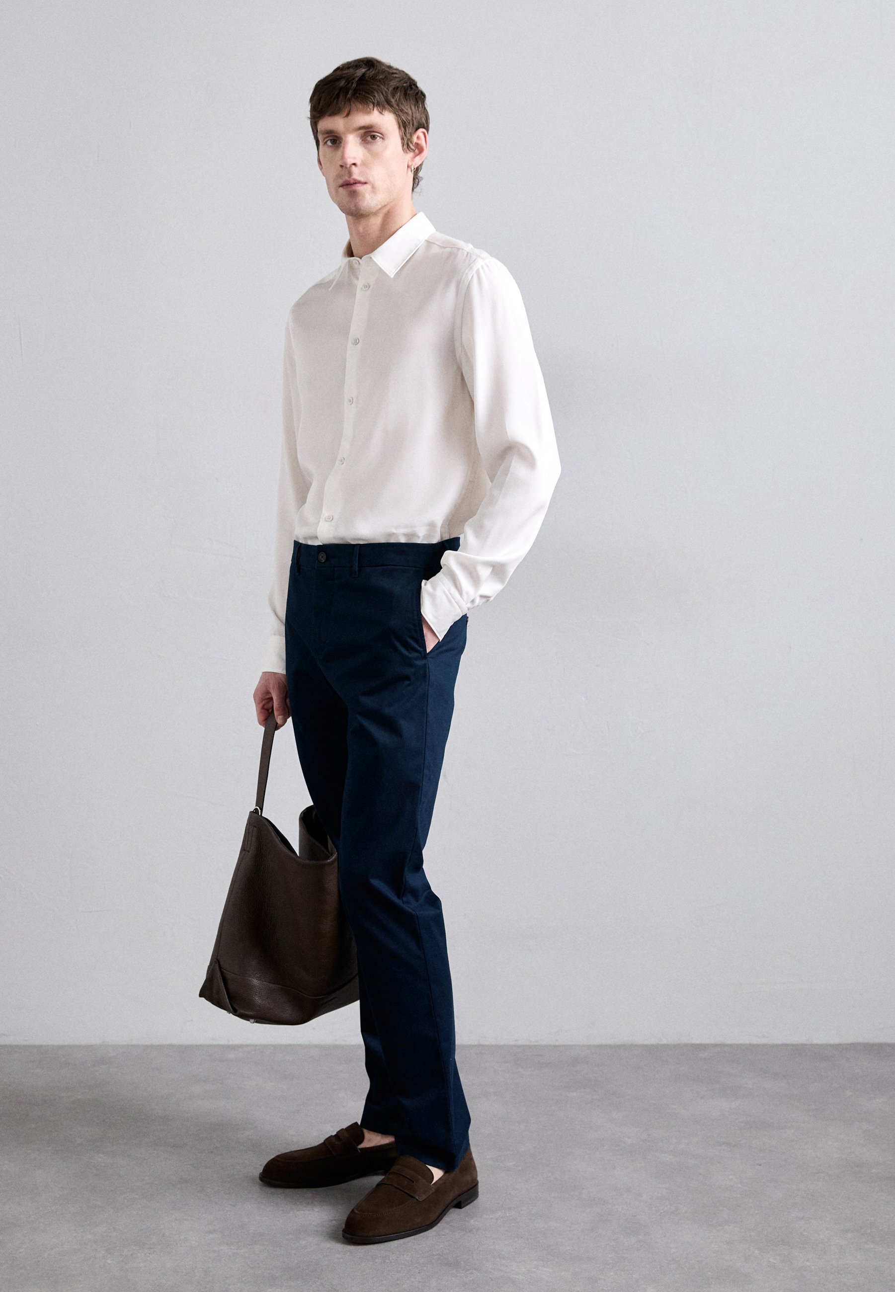 J.LINDEBERG CHED CLOUD PANTS - Spodnie - granatowe