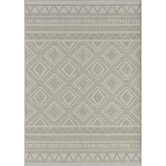 Tapis d'intérieur et extérieur - THE CARPET - Calgary - Beige - 120x160 cm - Résistant UV